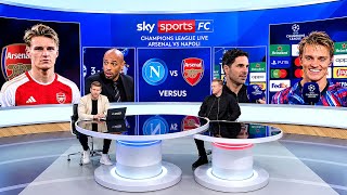 Napoli vs Arsenal 0-1 Odegaard Magic  Henry Can't Believe It! Arsenal's Champions League Statement