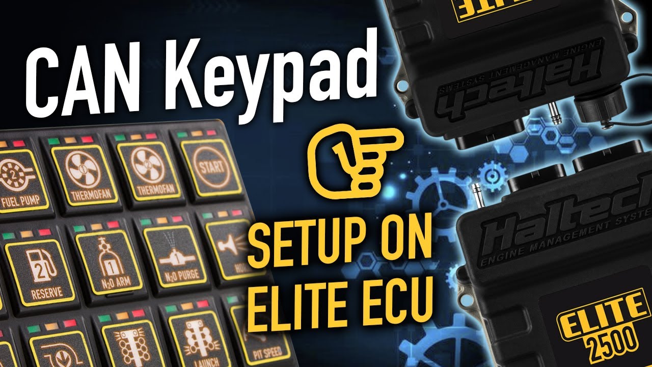 How to set up a CAN Keypad with Elite ECU | TECHNICALLY SPEAKING