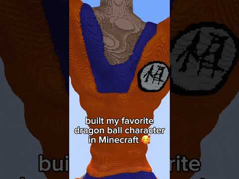 Goku comes to life in Minecraft 🔥 #goku #dragonball #dragonballz #anime #memes #fyp #minecraft