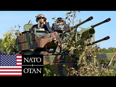 US Army in Europe. Large-scale NATO military exercises in Germany.