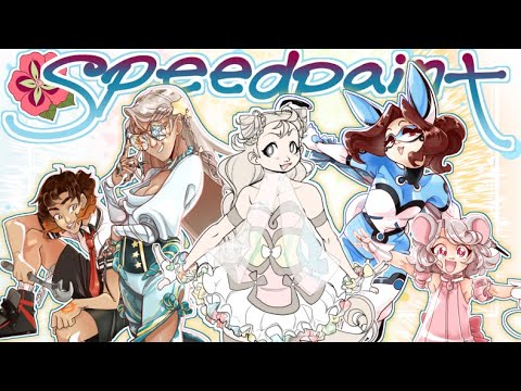Drawing my OCs as other Magical Girls; (PMMM, TMM, MLB, & Site!)