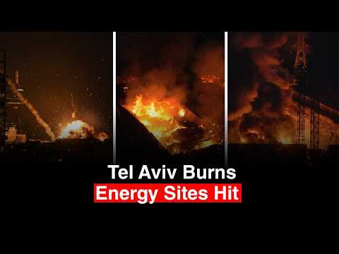 Iran's Heavy Barrage Engulfs Tel Aviv in Flames as Israel's Defenses Collapse in Night Strike
