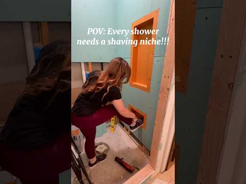 POV: Every shower NEEDS a shaving niche!!!