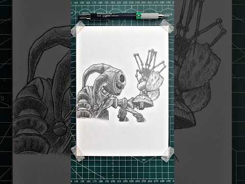 "Prototype" from Poppy Playtime 5 !! 🃏👾 #poppyplaytime #prototype #イラストメイキング #創作#アニメ