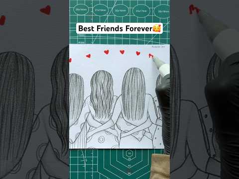 Tag your Best Friends💛🥰 #shorts #craft #art #drawing #satisfying #bestfriend