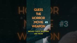 HORROR WEAPONS QUIZ #3 #quiz #horror #scary #test #movies #cinema #genius #hard #creepycozy