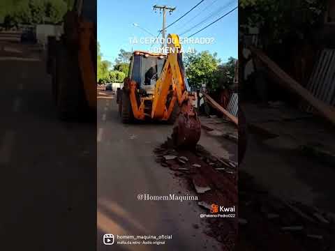O Brasil não e lugar para amadores! #maquinas #cuiaba #mt #mineração #escavadeira #retroescavadeira