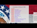 Missouri Constitution and Bill of Rights