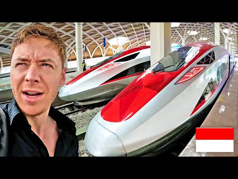 FIRST CLASS on Jakarta's Bullet Train (Not what I Expected!) 🇮🇩