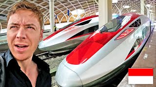 FIRST CLASS on Jakarta's Bullet Train (Not what I Expected!) 🇮🇩