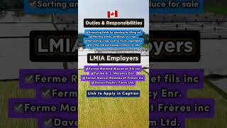 Apply canadacareersite.com/lmiajobscanada?search=farm+labourer