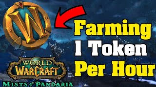 Earning 1 WoW Token PER HOUR! MoP Classic Goldfarm
