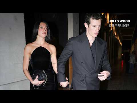 Dua Lipa & Callum Turner in Paris amid Engagement Rumors