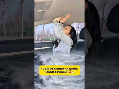 COMO SOBREVIVER SE SEU CARRO CAIR NA ÁGUA: DICAS QUE SALVAM VIDAS! 🚨🙏🏻 #dicas #motoristas #carros