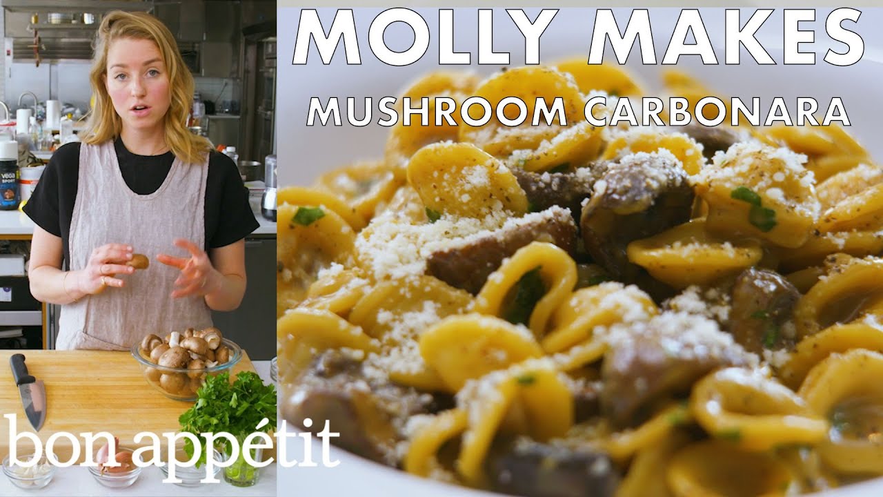 Molly Makes Mushroom Carbonara From the Test Kitchen