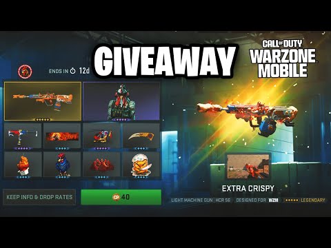 Giveaway Alert! 'Extra Crispy' Skin and $500 Codes in WZM! #wzmobile #warzonemobile #wzm