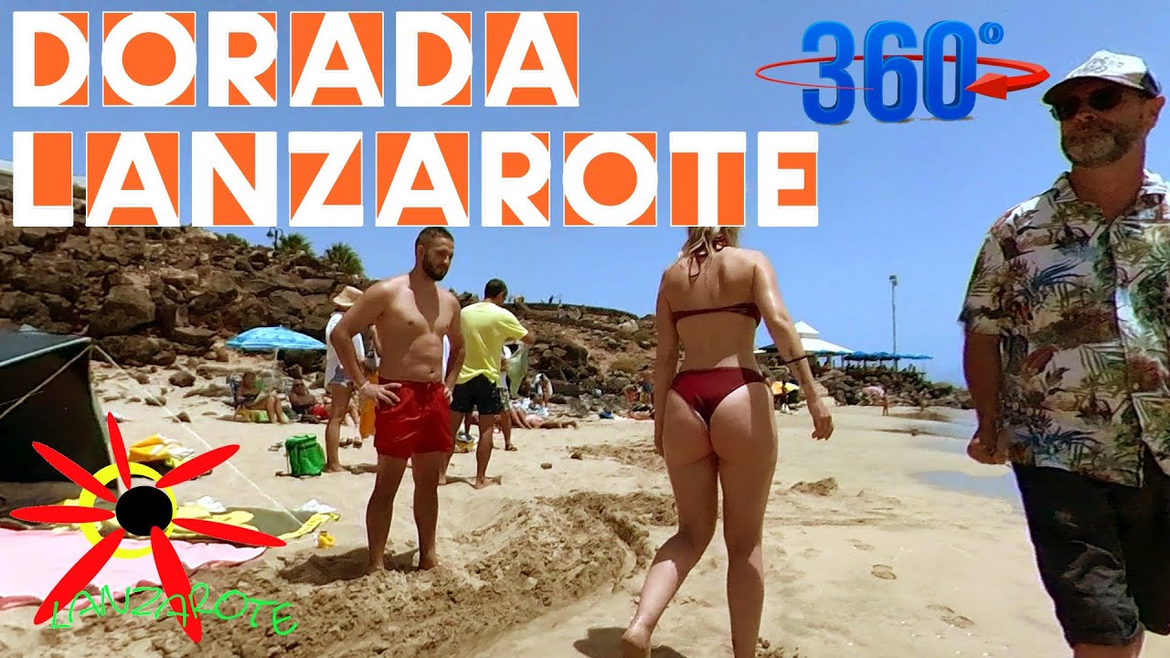 360° Dorada Lanzarote Beach Walk, Canary Islands, Spain