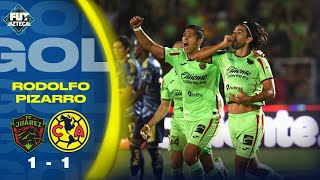 Gol de Rodolfo Pizarro | Juárez 1-1 América | Jornada 1 | Liga BBVA MX | Apertura 2025