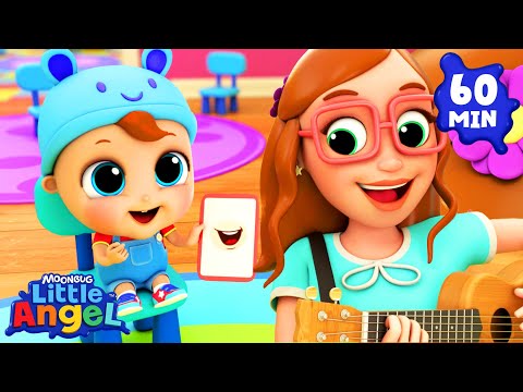 Where Is Your Mouth? | Little Angel | Cartoons for Kids - Explore With Me!