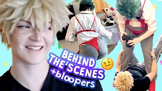 HOW CAN THIS GO WRONG? | BEHIND THE SCENES + Bloopers [ My Hero Academia BakuDeku Cosplay ]