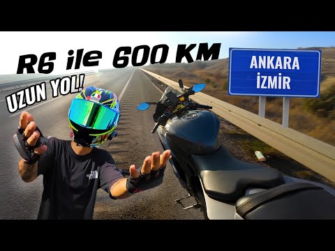 R6 İLE ACILI 600 KM UZUN YOL! (ANKARA - İZMİR) MOTOVLOG