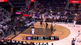 Cameron Carr with a clutch triple vs. Miami