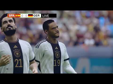 ?[LIVE] Spanien gegen Deutschland | EURO 2024 | PES 21 Simulation Gameplay
