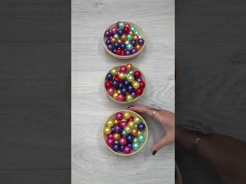 Oddly Satisfying REVERSE video Beads #beads #oddlysatisfying #dominogirl