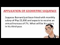Geometric Sequences and Salary Calculations