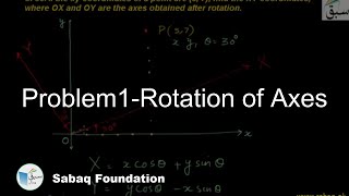 Problem1-Rotation of Axes
