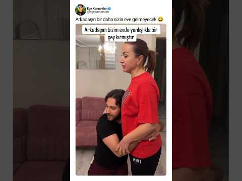 Arkadaşın bir daha sizin eve gelmeyecek 😂