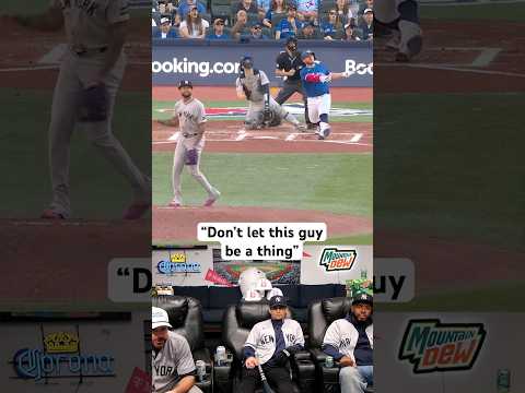 Alejandro Kirk homers after we asked him not to #yankees #mlb #baseball #bluejays