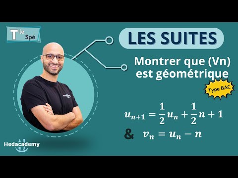 Montrer qu'une suite est géométrique - TYPE BAC