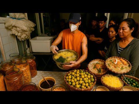Anh Long Xăm Trổ Bán Bánh Tráng Trộn Cực Chất, Lẩu Nướng Thái Lan, Cháo Lòng Phá Lấu, Bún Cá Lóc