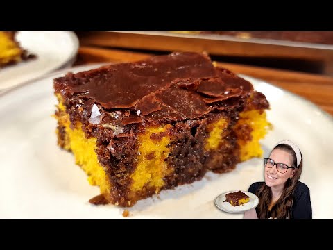 PRA NUNCA MAIS ERRAR, BOLO DE CENOURA FOFINHO COM COBERTURA CROCANTE DE CHOCOLATE