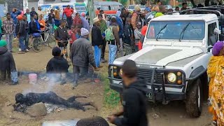 HAPPENING NOW CBD PHONE SNATCHER BEATEN B@DLY BY ANGRY NAIROBI RESIDENT PEOPLE 