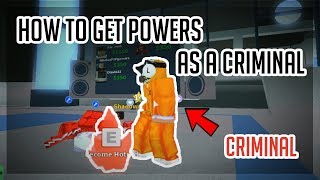 How To Get Hero Superpower S As A Criminal Mad City Roblox - 