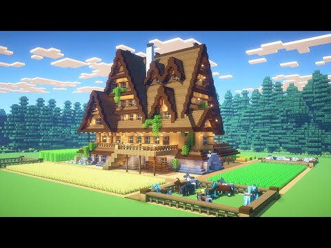 TUTO Belle Maison en Bois  sur Minecraft !