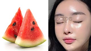 تقول هده الفتاة أن البطيخ الأحمر أنقد بشرتها من التلف وأعاد لها شبابها ونورها