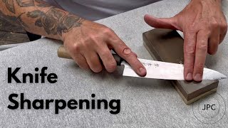 How to Sharpen a Japanese (or Any) Knife with a 1000/6000 Grit Whet Stone