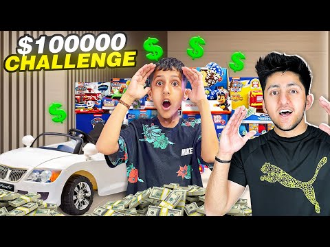 Amazon Shopping Challenge With No Credit Card Limit 😍 Giving My Little Brother My Credit Card