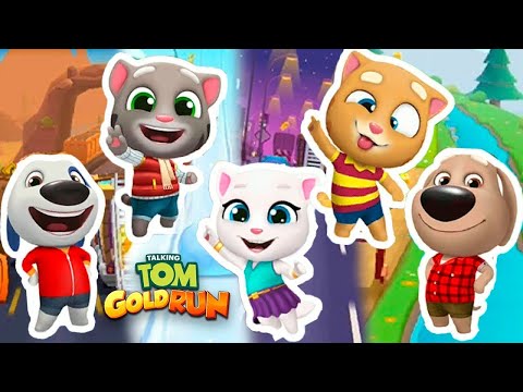 Talking Tom Gold Run - New Update Becca - Discover all the characters - Full  Gameplay - Lilu