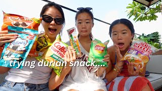 TRYING SINGAPOREAN SNACKS!!