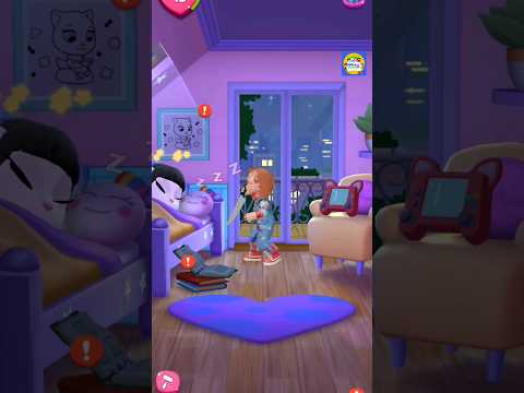 my talking Angela wake up| pov: when someone interrupts your sleep?#shorts #wakeup #mytalkingangela2