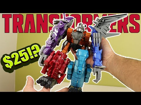 Knock Off Transformers Are Wild | #transformers Knock Off Dinobot Combiner Volcanicus