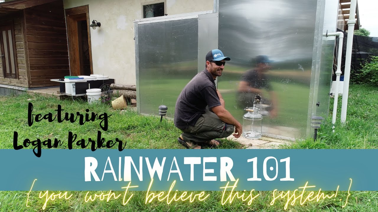 DIY Home Water Filtration System: Rainwater Harvesting with a Biological Sand Filter and Maintenance