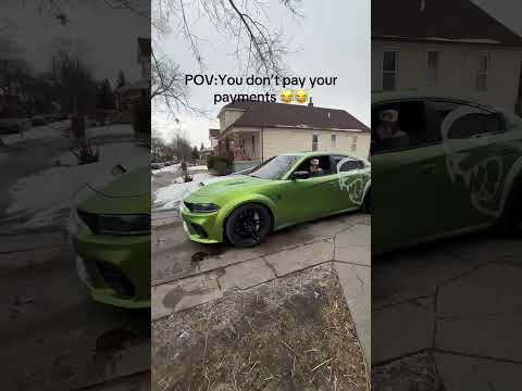 Buy a dodge to dodge the repo man#srt #dodge