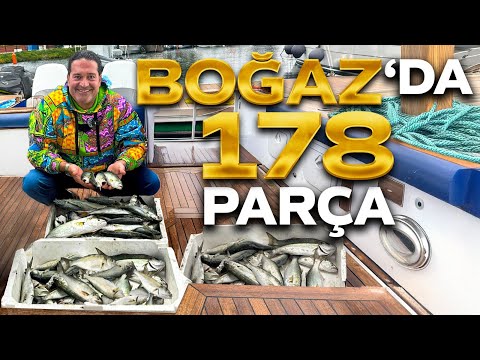 Boğazda Zokayla, Çapariyle, Canlı Yemle 178 Parça Balık. Nail Amca & İlkay