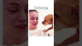 Selena love pet's ❤️ so much 😭#selenagomez #usa #dog #pets #california