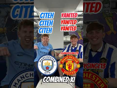 Manchester Derby Combined XI vs @angryginge13 #shorts